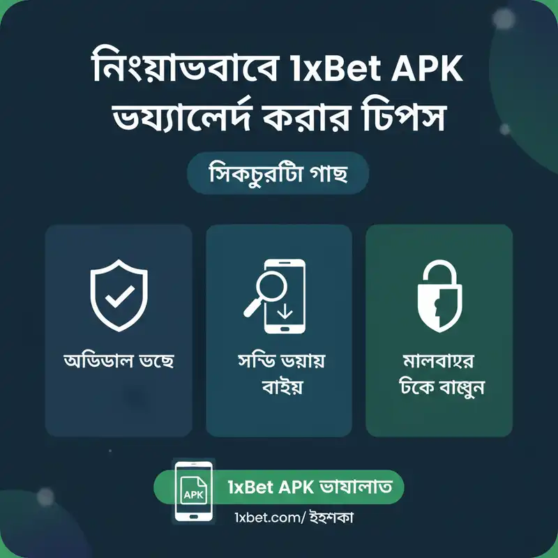 নিরাপদভাবে 1xBet APK ডাউনলোড করার সিকিউরিটি গাইড